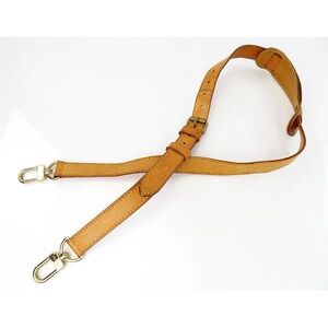 Louis Vuitton Tan Leather Bag Strap
